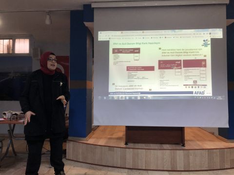 DEPREM FARKINDALIK EĞİTİMİNİ GERÇEKLEŞTİRDİK